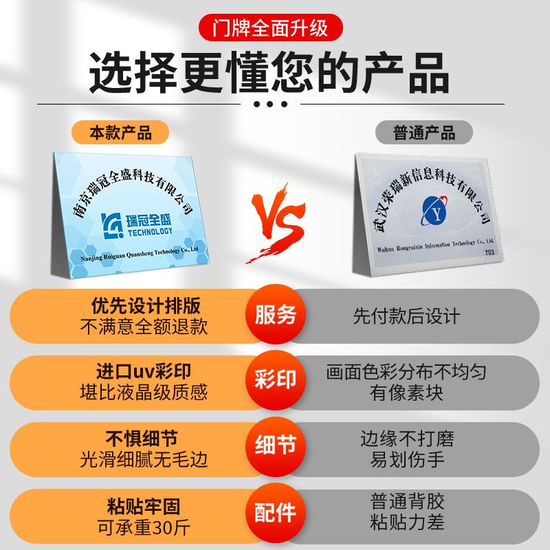压克力广告牌定制公司门牌定制门头招牌定做铭牌标牌展示牌匾定做
