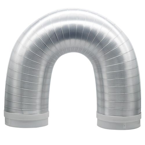 抽油烟机排烟管厨房排气排风管静音加厚纯铝管伸缩硬管止逆阀管道