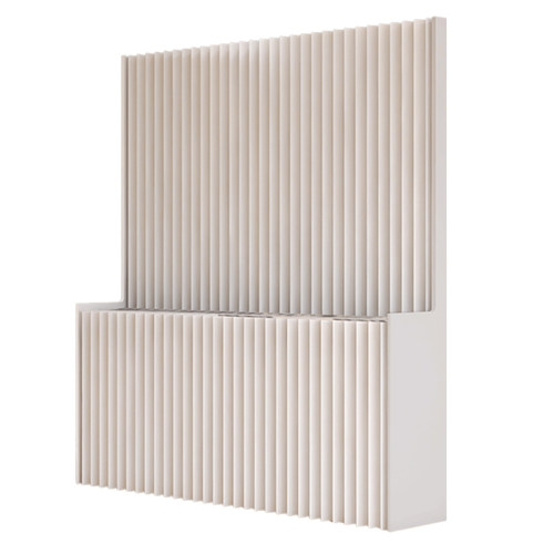 创意纸屏风隔断入户玄关柜防水隔断墙板栅栏折叠客厅玄关餐厅分隔