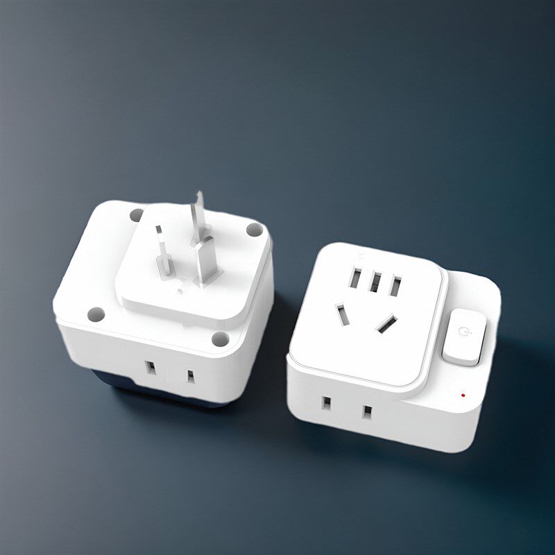 三插头带开关一转二转换器插头三孔转二孔10A转10A/16A免插拔插座