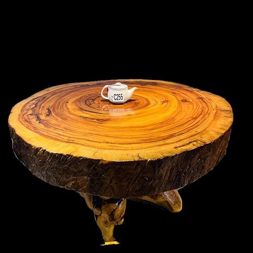 禅意实木落地茶桌子新中式办公室茶台边几阳台客厅诧寂风泡茶桌