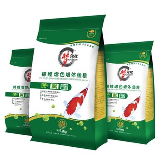 喜来康丽梦锦鲤鱼饲料锦鲤增体鱼粮螺旋藻颗粒金鱼上浮增色鱼食
