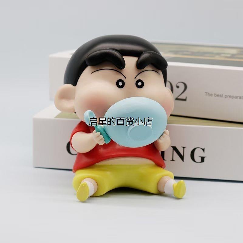 干饭蜡笔小新手办潮玩周