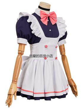 白色党  服武装 当哒胆大超自然绫濑桃女仆装服装当cosplaycos