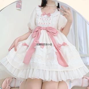 铃兰诗Lolita原创宫廷风法式连衣裙女洛丽塔