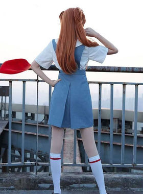 雾蓝EVA新世纪福音战士绫波丽cos明日香cos服学院全套cosplayc服