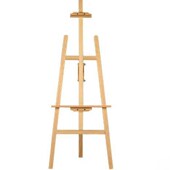 学生美术用实木画架可调节展示架