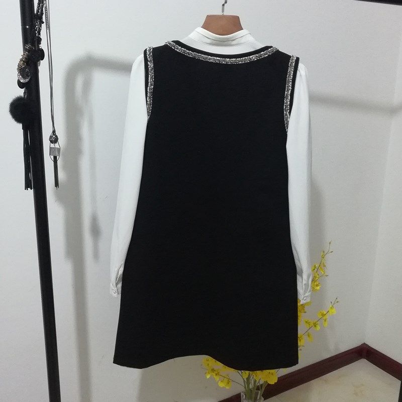 2025春季新款大码弹力背心裙胖MM无袖马甲裙200斤连衣裙小黑裙潮,女装/女士精品,大码连衣裙,淘宝优惠券,粉丝福利购,淘宝优惠卷