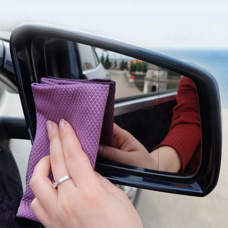 神奇擦玻璃毛巾抹布吸水不掉毛擦玻璃鱼鳞布厨房擦桌抹布洗碗