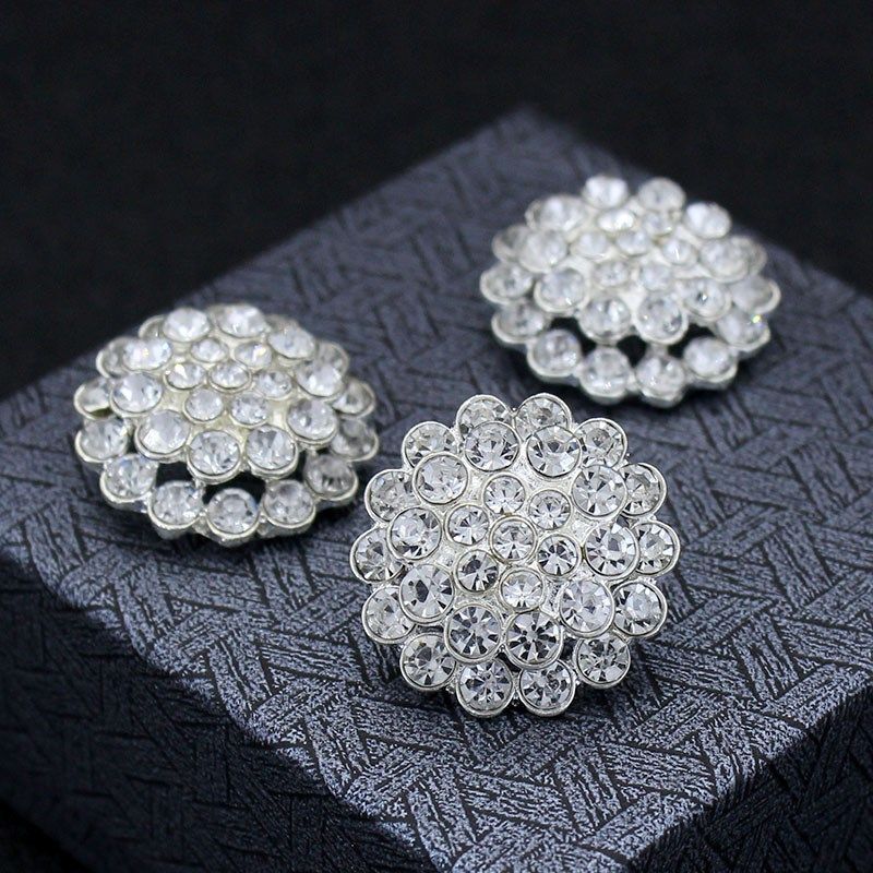 水钻扣子高端纽扣圆形双层金属扣大衣外套上衣女装饰扣百搭手缝扣,居家布艺,纽扣,淘宝优惠券,粉丝福利购,淘宝优惠卷