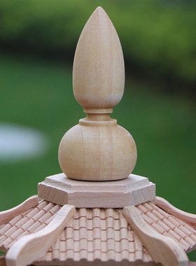 原色桃木文昌塔摆件九层十三层孩子书房书桌面摆件桃木雕刻文峰塔