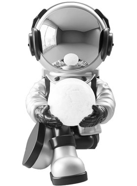 宇航员客厅摆件家居饰品玄关电视柜太空人发光办公室乔迁新居送礼