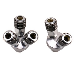 印拓 自锁式二叉三叉气管接头 两叉气动接头插 两通三通快速接头