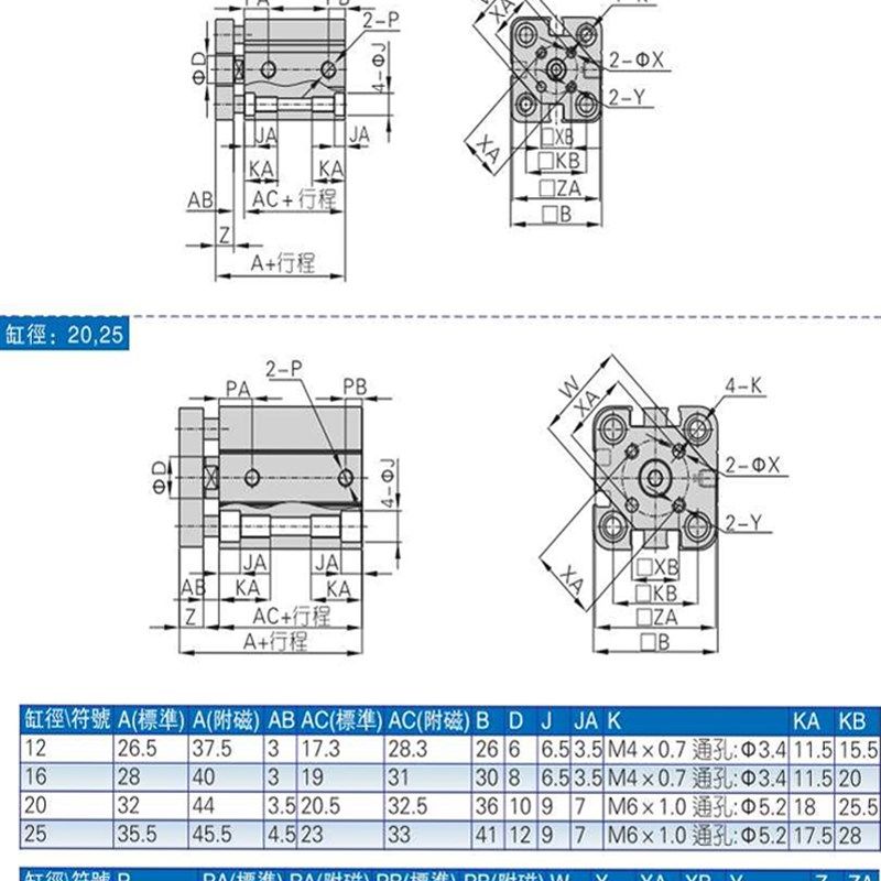 Q型三轴带磁带导杆气缸*,标准件/零部件/工业耗材,气缸,淘宝优惠券,粉丝福利购,淘宝优惠卷