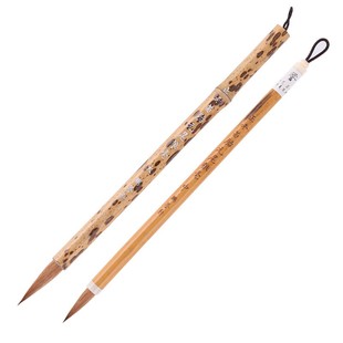 正冬元尾苘麻纯狼毫毛笔装端毛笔楷行草隶篆含墨多韧性强