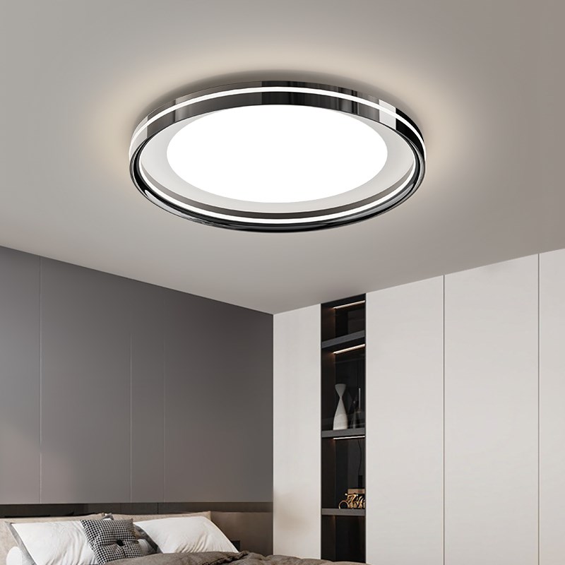 卧室吸顶灯现代简约2024新款设计圆形全光谱护眼灯书房主卧吸顶灯
