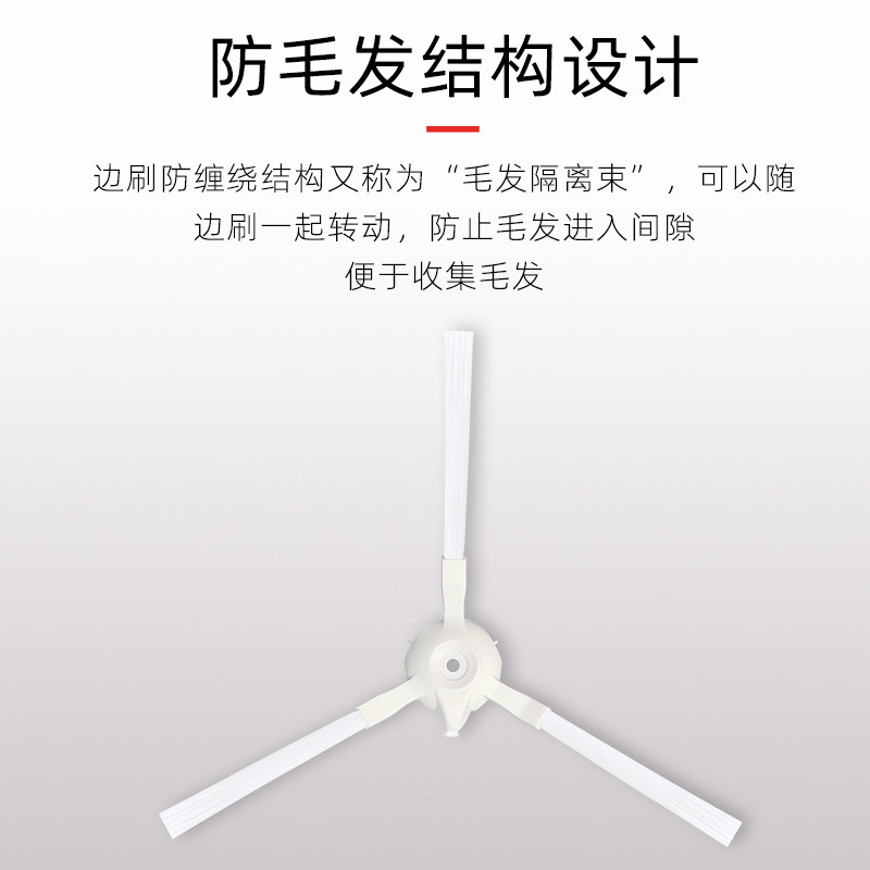 配upcn大能扫地机器人X拖布芯小狗R滚刷边刷抹布过网