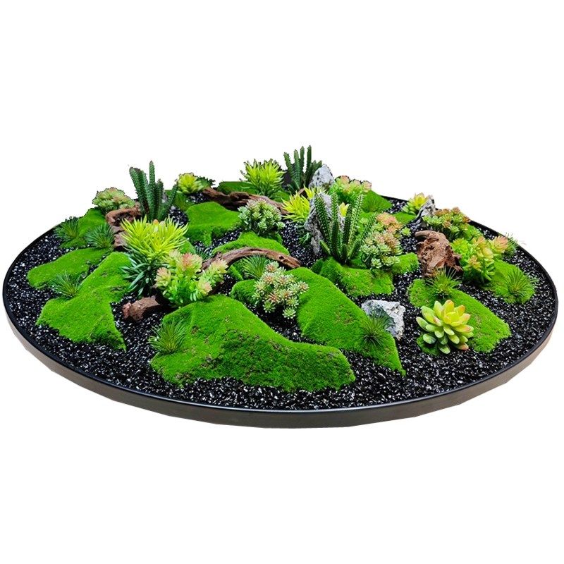 客厅大圆桌中间餐桌转盘酒店圆桌仿真绿植微景观仿真,家居饰品,餐桌花艺,淘宝优惠券,粉丝福利购,淘宝优惠卷