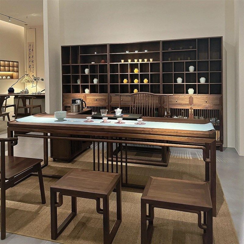 北美茶桌椅新别墅豪宅茶台家用客厅白蜡木喝茶桌,住宅家具,家用茶台/茶桌,淘宝优惠券,粉丝福利购,淘宝优惠卷