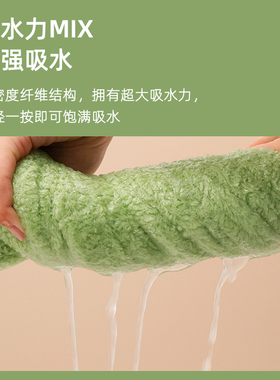 inow层干发帽超强吸水速干加厚爱洗头毛巾包头擦头发浴帽