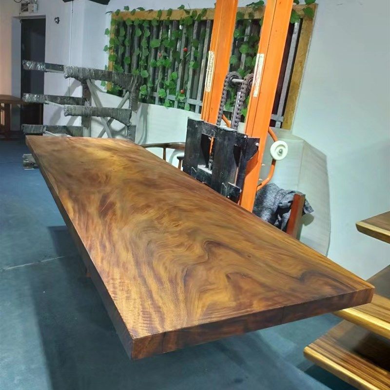 北京胡桃木大板办公桌书电脑桌全文实木大板茶桌餐桌画案,商业/办公家具,大板桌,淘宝优惠券,粉丝福利购,淘宝优惠卷