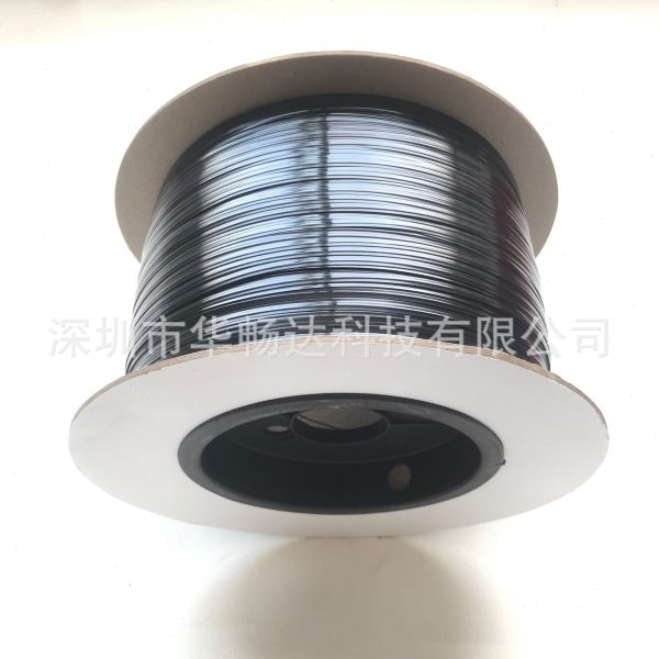 数据线扎线铁丝扎线电源线黑色包胶铁芯扎带园林扎丝园艺扎带扎丝