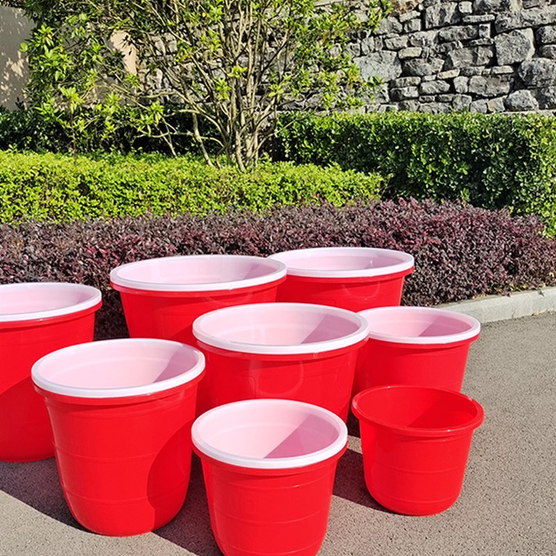 加厚熟胶塑料水缸大容量发酵缸白色工业家用环保型特厚圆形储水桶