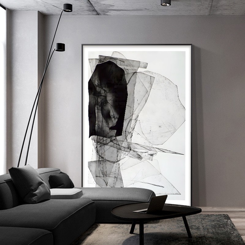 抽象客厅装饰画现代挂画肌理大幅落地壁画墙画玄关沙发背景墙