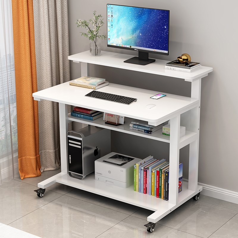 电脑桌台式小型家用小户型卧室床边桌现代可移动学习笔记本桌