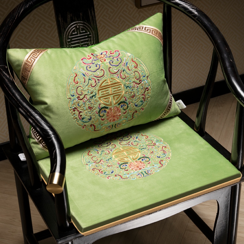 中式椅垫红木椅坐垫圈椅太师椅实木家具支持定制椅子防滑