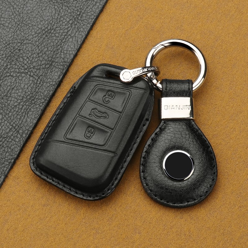 大众迈腾帕萨特CC钥匙套24/2024款23新B8蔚揽280GTE330车真皮包扣