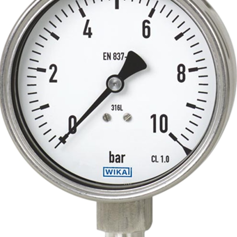 WIK压力表22..100 2..100 威卡EN87-1不锈钢耐震