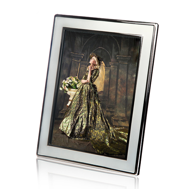 弗莱文茨金属相框婚纱照相框影楼摆台 6 7 8 10寸相框 横竖通用