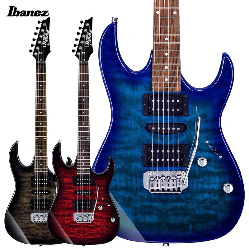 Ibanez grx70qa新手入门初学摇滚电吉他 双单双 单摇