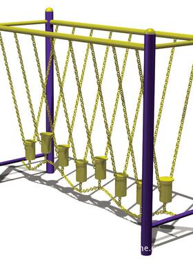 健身器材厂家供应A3钢管浮桥健身器材体育用品塑形燃脂有氧