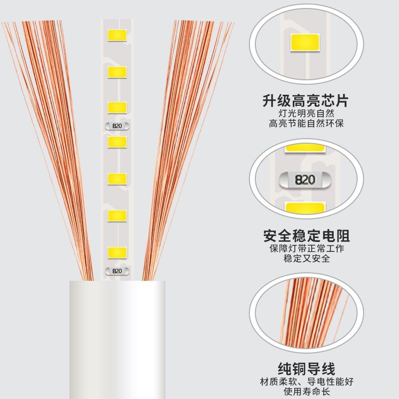 ld圆形灯带红色室内酒吧红光室外防水氛围霓虹灯条度,家装灯饰光源,室内LED灯带,淘宝优惠券,粉丝福利购,淘宝优惠卷