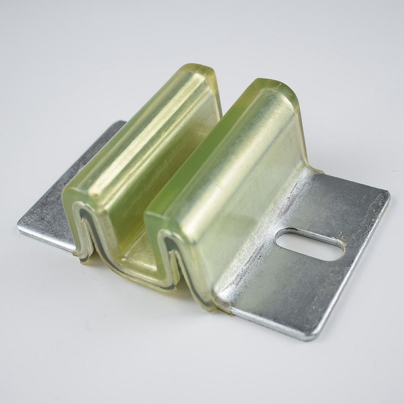 副轨导靴对重空心轨 W M型靴头长孔适用奥的斯靴衬电梯