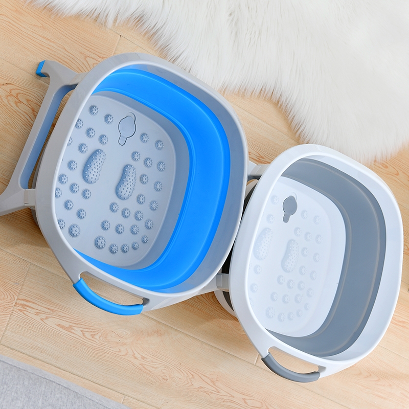 可折叠洗脸盆大号家用宿舍塑料便携式压缩旅行洗衣盆泡脚桶洗脚盆