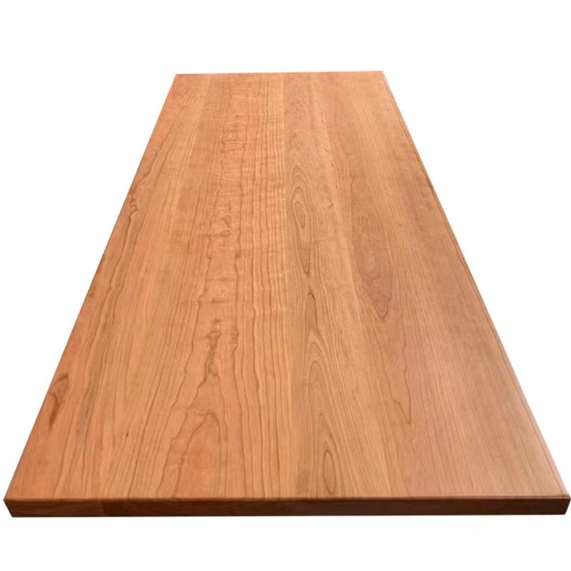 北美红樱桃木桌实木桌板书桌面餐桌电脑桌升降桌吧台定制