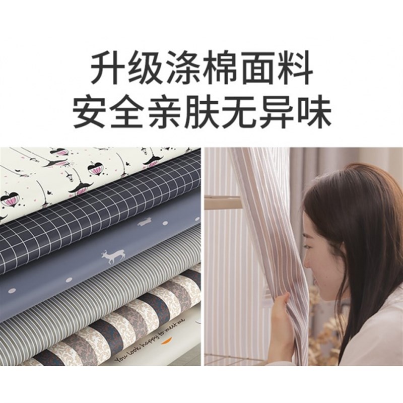 免安装折叠衣柜家用卧室结实耐用布衣柜出租房用加厚加粗衣橱