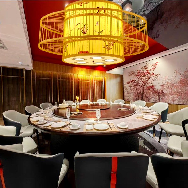 新竹编吊灯包厢大包间包房火锅店饭店带,家装灯饰光源,餐厅吊灯,淘宝优惠券,粉丝福利购,淘宝优惠卷