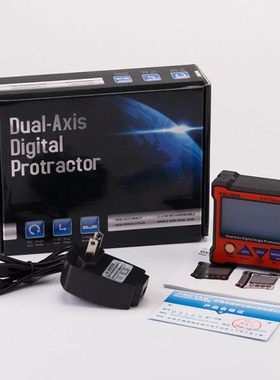 双轴倾角仪 数显水平仪电子角度尺水平尺调试DXL-360S充电带磁性