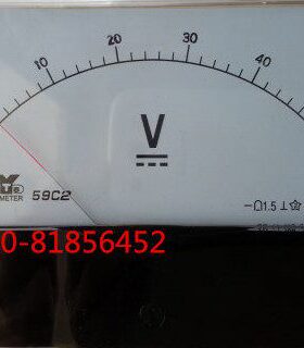 直流电压表59C2-50V 50V 75V 100V 150V 250V 59C2-V 安装式电表