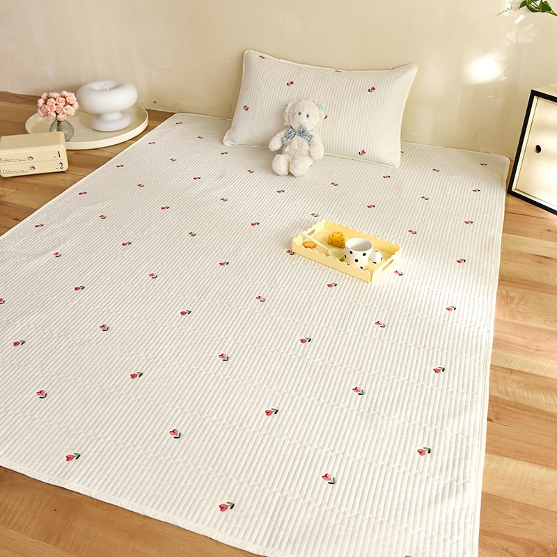 A类爬爬垫保护套亲肤p纯色夹棉地垫布套防尘罩防滑爬行垫上的毯子