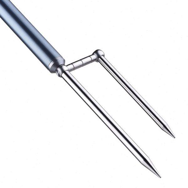 炫鲨新款钓鱼伞地插不锈钢螺丝钓伞配件渔伞叉子地刺防风雨伞地插