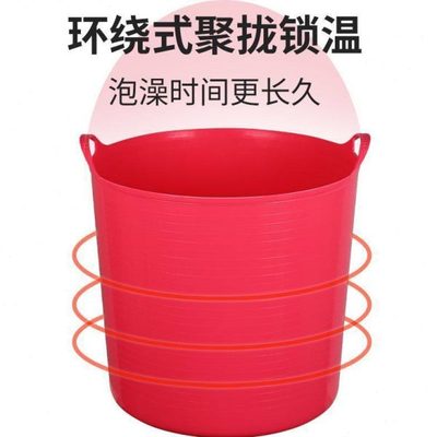 大号加厚泡澡桶沐浴桶儿童洗澡桶塑料小孩婴儿洗澡桶宝宝游泳澡盆