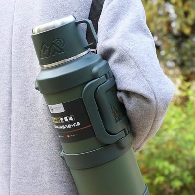 盛源大容量保温壶304钢户外旅行便携司机车载水瓶泡茶大号保冷杯