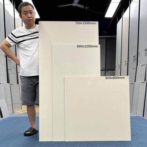 广东超白胚瓷砖天鹅绒柔光砖600x1200客厅地砖750x1500卫生间墙砖