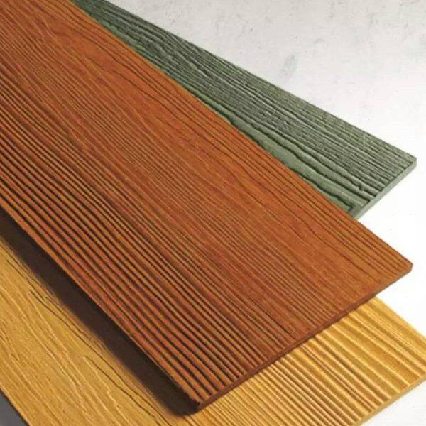 轻钢别墅木屋增强水泥纤维木纹装饰挂板外墙高强度硅酸钙干挂FC板