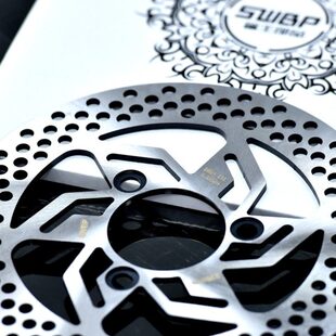 飞机音刹车盘 SW鲨王220MM245MM3孔固定洞洞盘7.0孔耐高温高性能